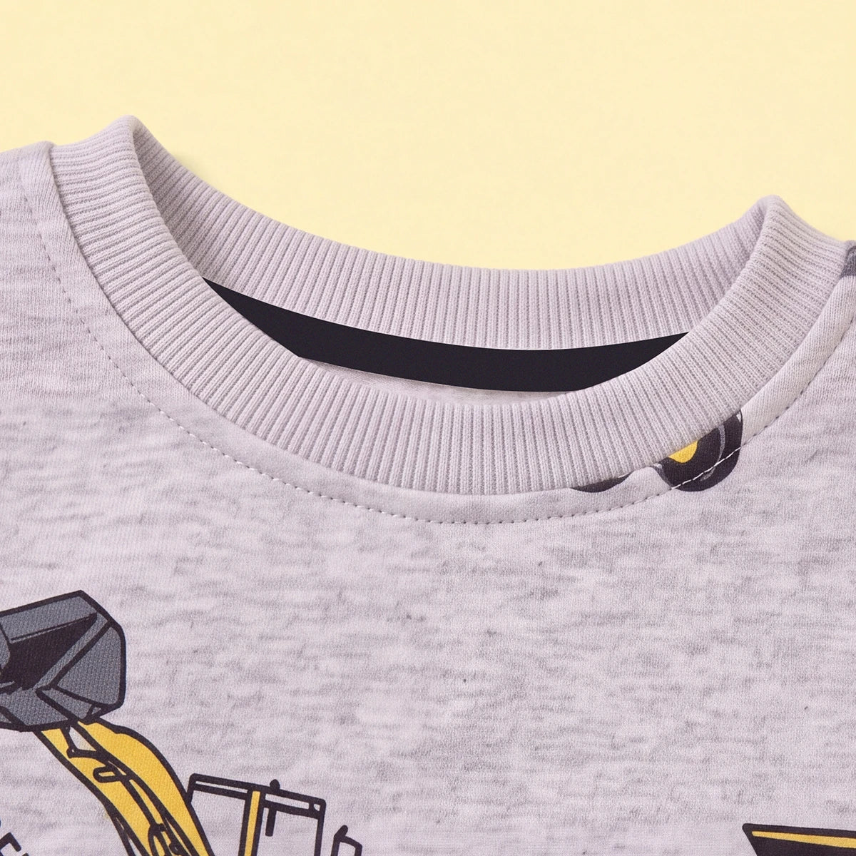 Boys Grey Graphic Round Neck Sweatshirt Sweatshirts & Hoodies