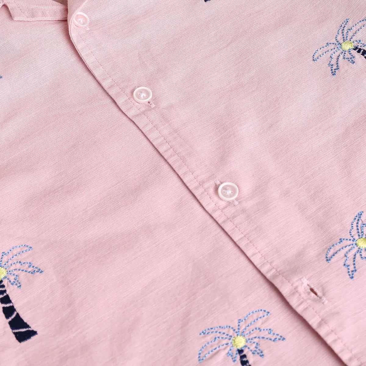 Boys Lilac Tropical Embroidered Short Sleeve Shirt With T-Shirt And Shorts Set 3 pc. Sets