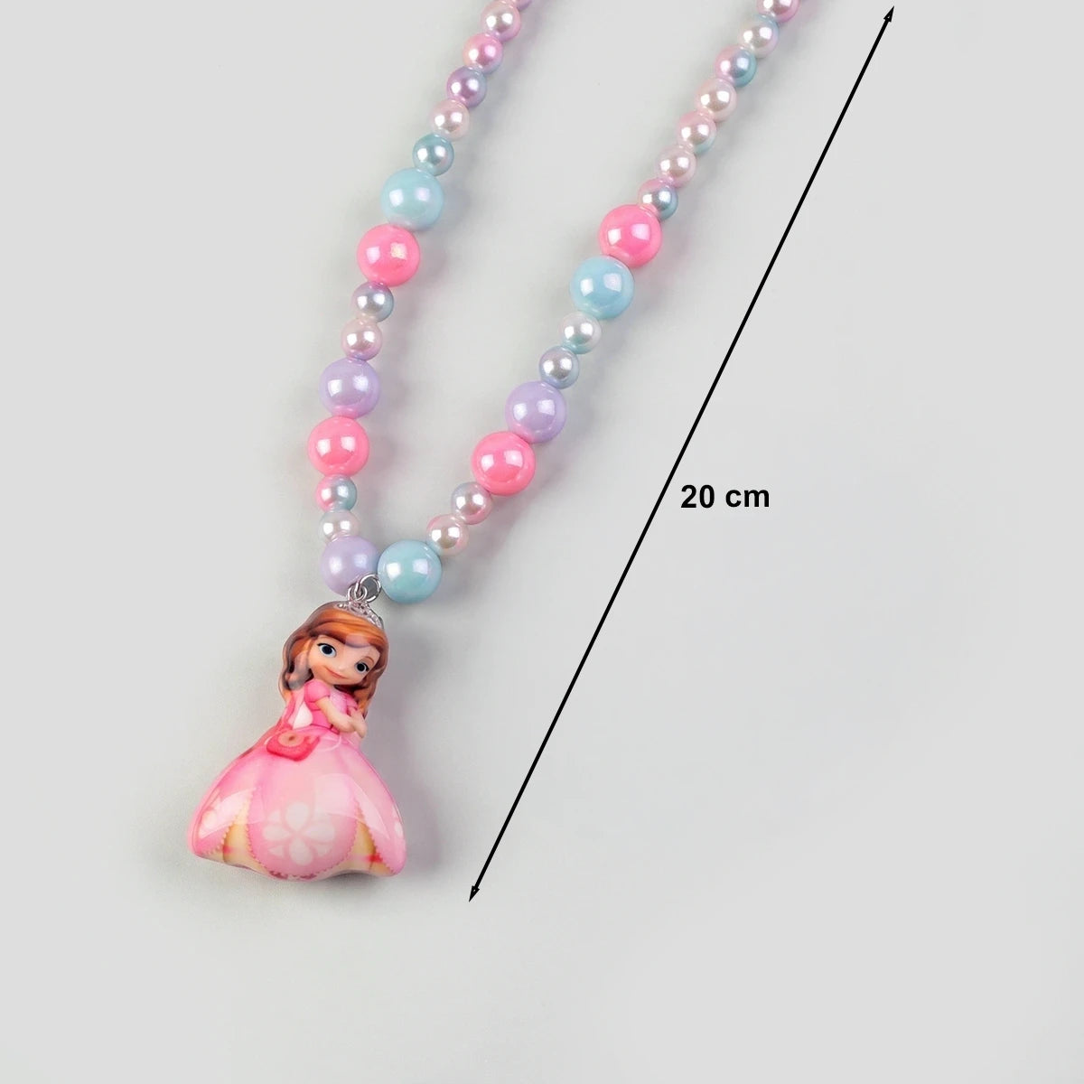 Pack Of 3 Girls Multicolour Princess Beaded Necklace & Bracelet Sets Necklace and Bracelet