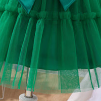 Girls Green Sequined Fit & Flare Party Wear Dress Party Dresses