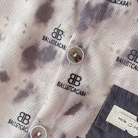 Boys Brown Abstract Printed Shirt With Printed T-Shirt & Pants Set Sets