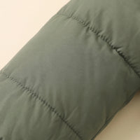 Boys Army Green Fleece-Lined Hooded Puffer Jacket Coats & Jackets