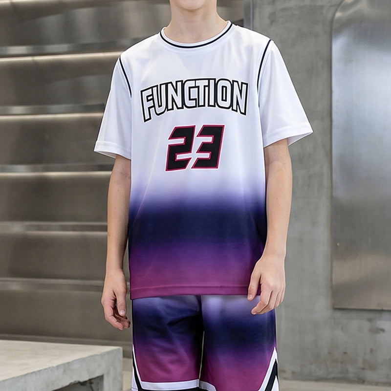Boys Multicolor Alphanumeric Print Short Sleeve T-Shirt With Shorts Sets 2 pc. Sets