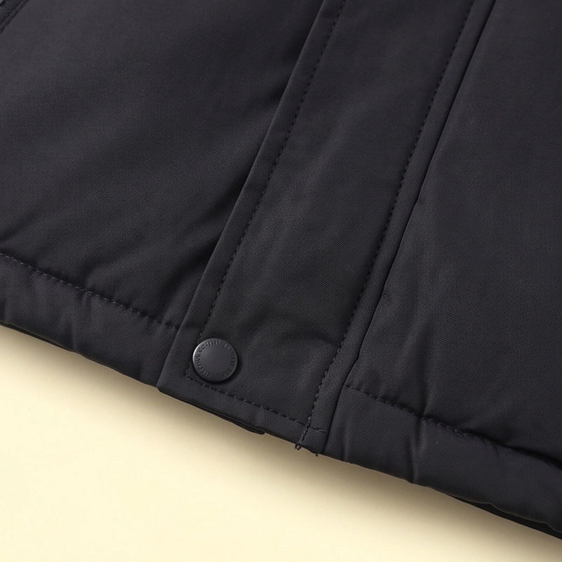 Girls Black Long Sleeve Hooded Zip-up Jacket Coats & Jackets