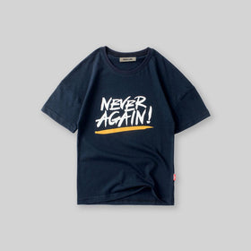 Boys Printed Oversized T-Shirt Tshirts Navy Blue 6-7 Y 