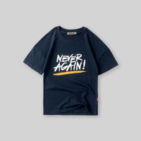 Boys Printed Oversized T-Shirt Tshirts Navy Blue 6-7 Y 