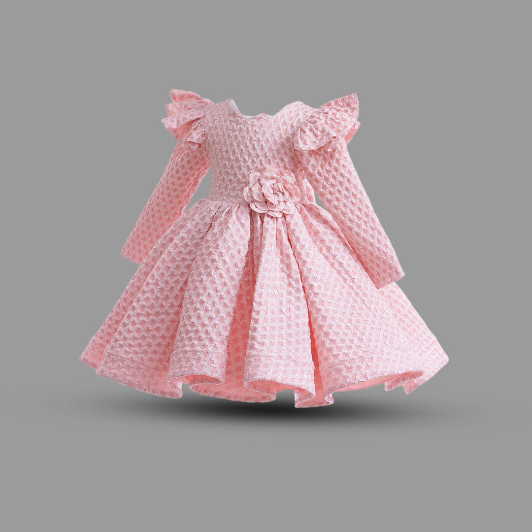 Girls Long Sleeves Party Wear Dress Party Dresses   