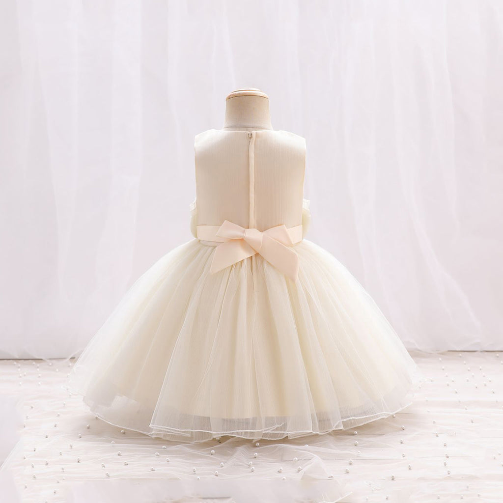 Girls Sleeveless Flared Party Dress Party Dresses   