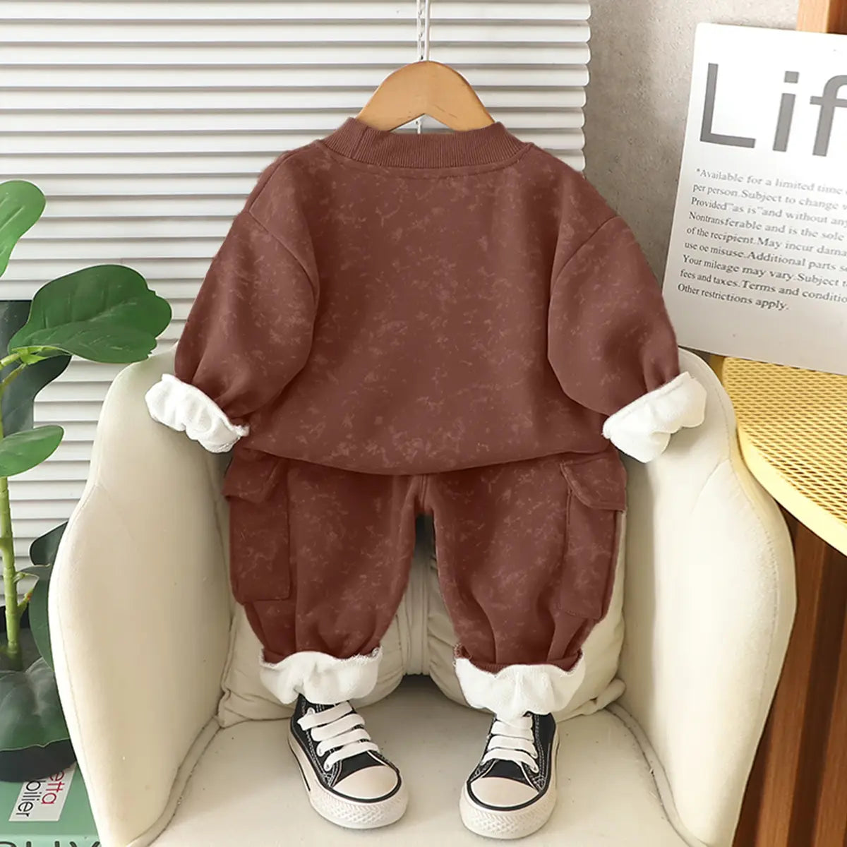 Boys Winter Long Sleeve Sweatshirt With Pants Set 2 pc. Sets