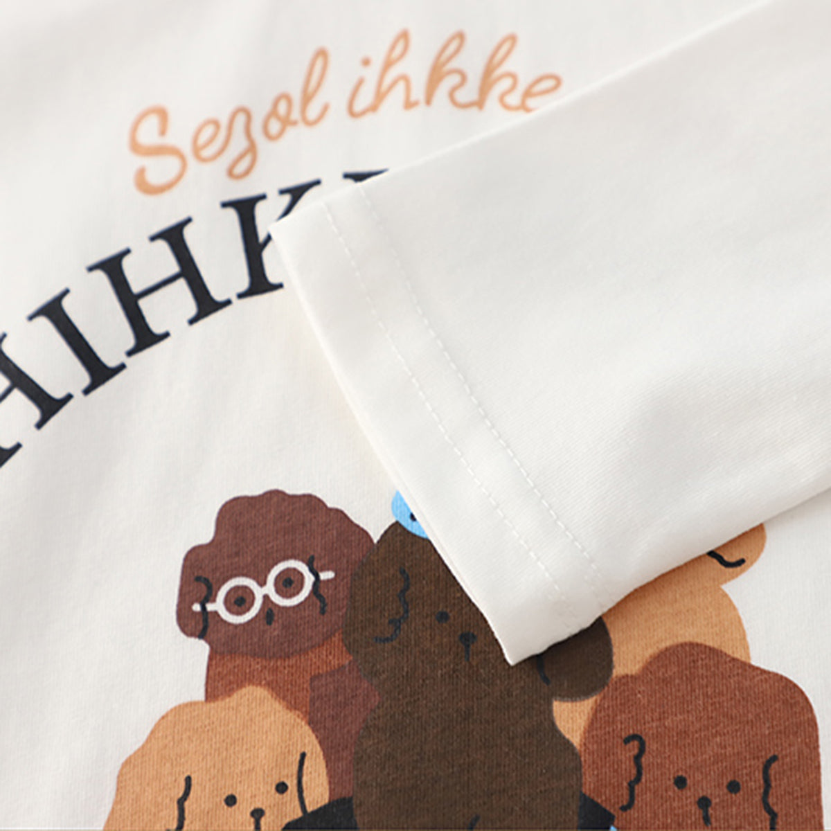 Boys Brown Solid Varsity Jacket With Printed T-Shirt & Joggers Set Sets