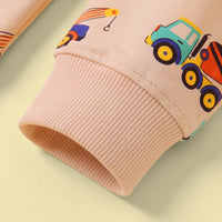 Boys Apricot Graphic Long Sleeve Sweatshirt Sweatshirts & Hoodies