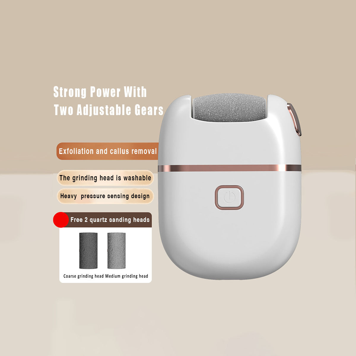 White Portable 2-in-1 Electric Eyebrow Razor & Face Shaver Trending Accessories White Onesize