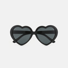 Girls Black Heart Shaped Sunglasses Sunglasses
