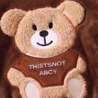 Boys Brown Teddy Applique Sweatshirt With Pants Sets 2 pc. Sets