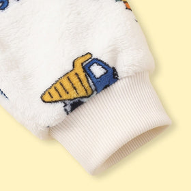 Boys White Graphic Sweatshirt & Pants Sets 2 pc. Sets