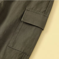 Boys Olive Green Vest & Pants With Hoodie Sets 3 pc. Sets