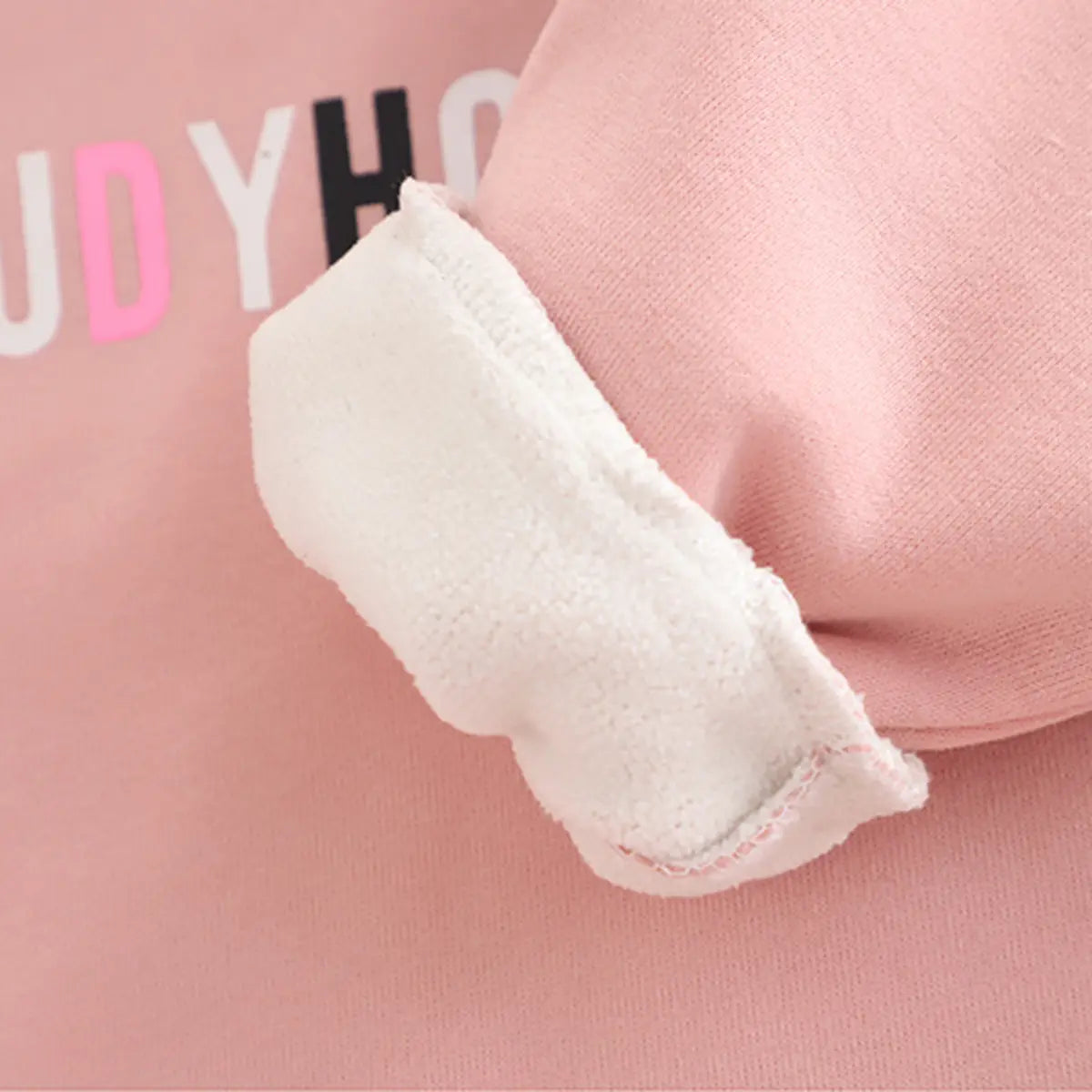Girls Pink Embroidered Regular Sweatshirt With Sleeveless Jackets, Pants & Bag Sets 4 pc. Sets