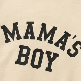 Boys Beige Typography Print Long Sleeve Sweatshirt Sweatshirts & Hoodies