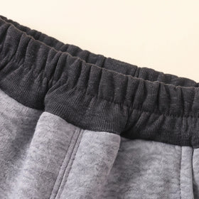 Boys Grey Embroidered Jogger Joggers