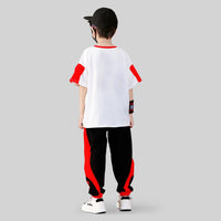 Boys Short Sleeve Graphic T-Shirt With Pants 2 pc. Sets   