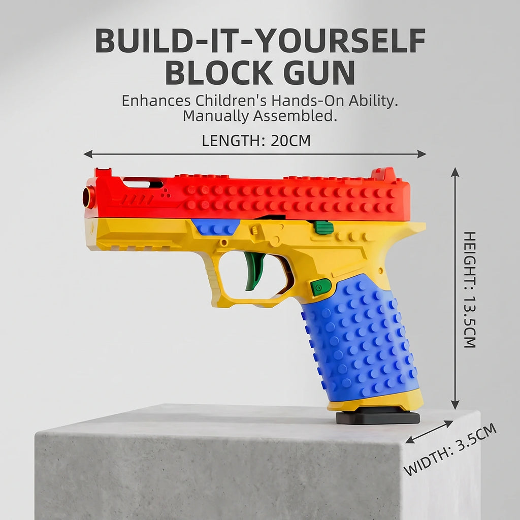 Block Blaster Builder -Soft bullet toy gun Trending Accessories