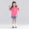 Girls Short Sleeve Print Graphic T-Shirt Tshirts Red 5-6 Y 