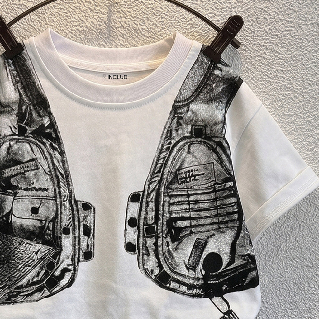 Boys Black Short Sleeve Graphic Print T-Shirt With Denim Shorts Sets 2 pc. Sets