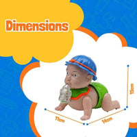 Baby Musical Crawling Doll Toy with Lights Trending Accessories