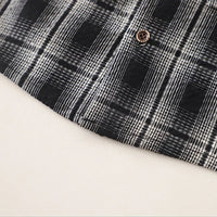 Boys Black Checked Shirt With Printed T-Shirt And Denim Shorts Sets 3 pc. Sets
