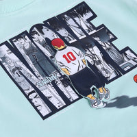 Boys Light Green Alphanumeric Printed T-Shirt With Shorts Sets 2 pc. Sets