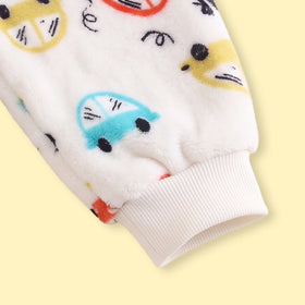 Boys White Graphic Fleece Sweatshirt & Pants Sets 2 pc. Sets