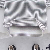 Boys Black Striped Polo T-Shirts With Dungaree Set 2 pc. Sets