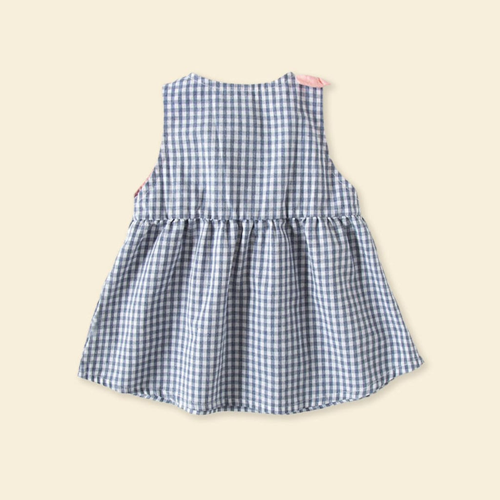 Girls Printed Sleeveless Casual Dress Casual Dresses   