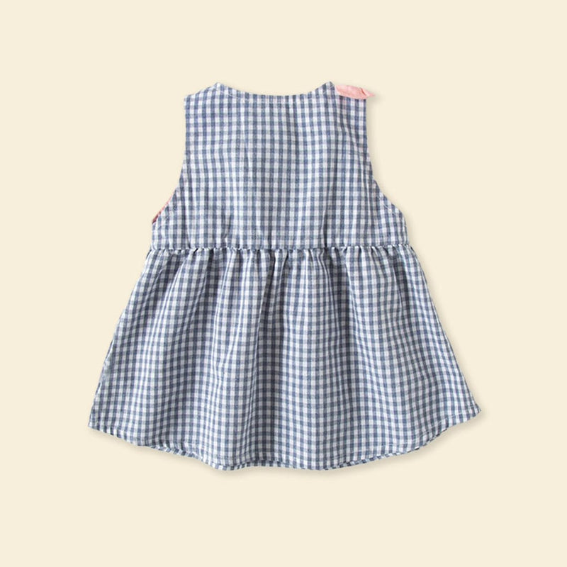 Girls Printed Sleeveless Casual Dress Casual Dresses   