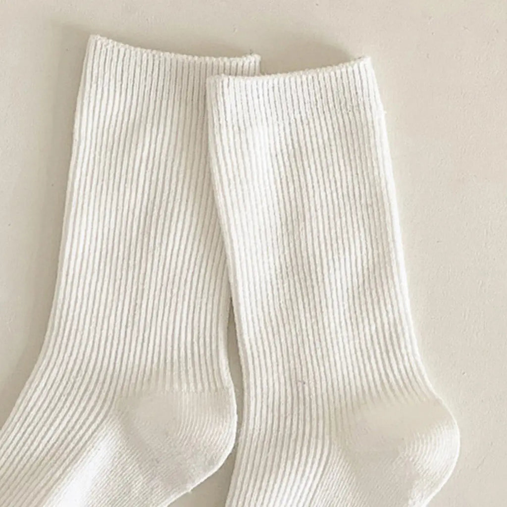 Pack of 6 Boys Multicolour Ribbed Knit Calf Length Socks Socks