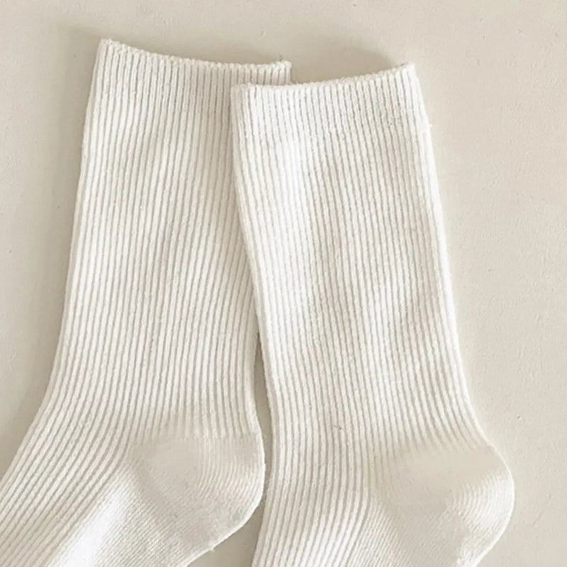 Pack of 6 Boys Multicolour Ribbed Knit Calf Length Socks Socks