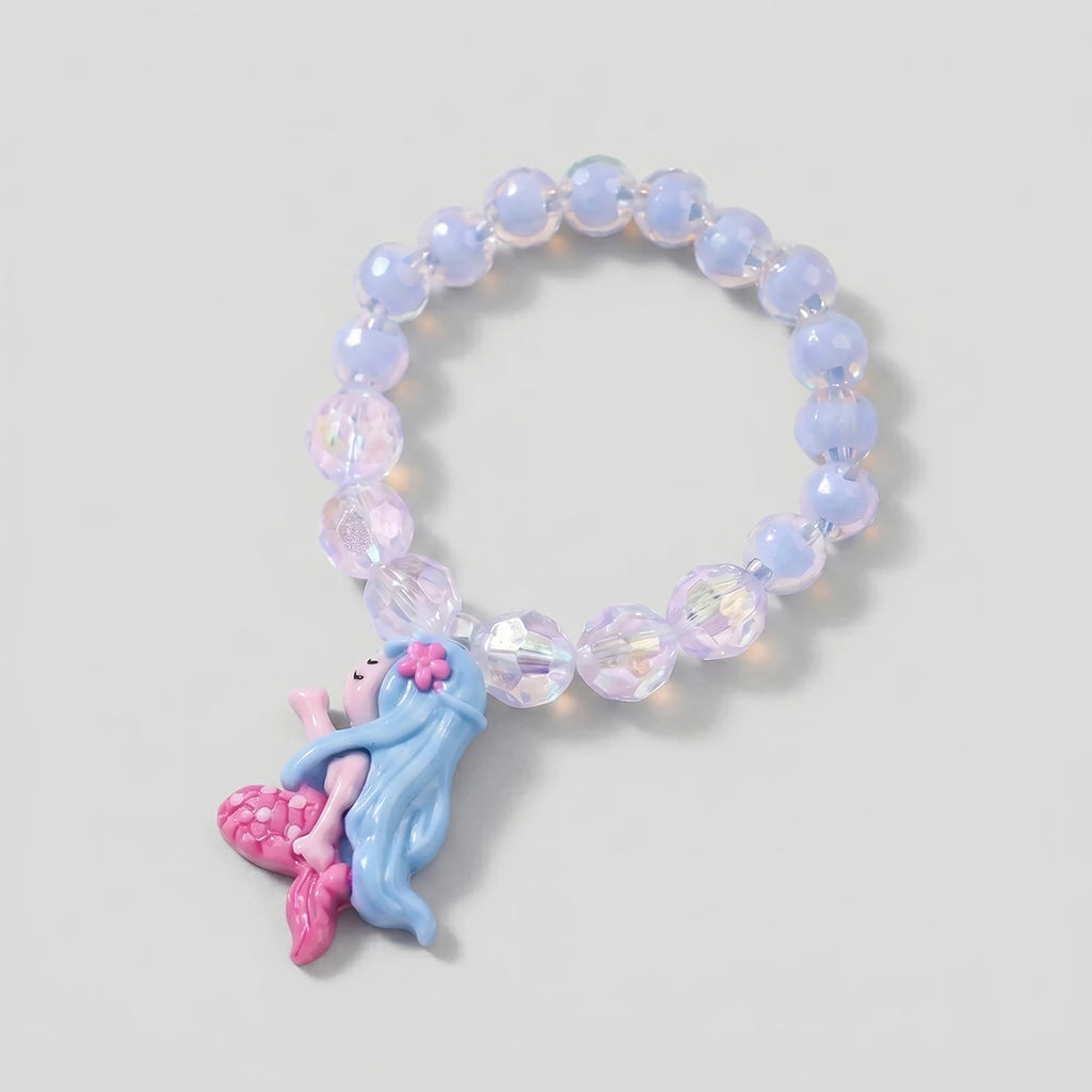 Pack Of 5 Girls Multicolour Mermaid Bead Bracelet Sets Bracelet