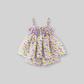 Girls Floral Printed Top With Floral Shorts Set 2 pc. Sets Purple 1-2 Y 
