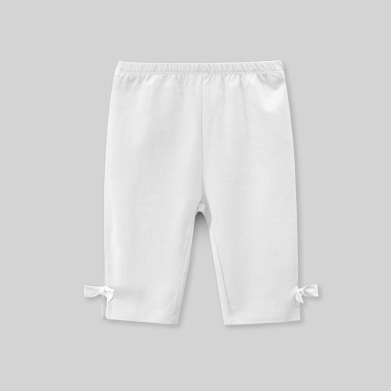 Girls Printed Knee Length Capri Capris   