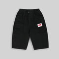 Boys Black Pocket Mock Elasticated Shorts Shorts Black 1-2 Y 