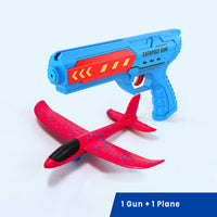 Kids Blue Airplane Launcher Gun with Foam Planes Trending Accessories Blue Onesize