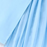 Girls Sky Blue Solid Summer Casual Blazer Dresses Casual Dresses