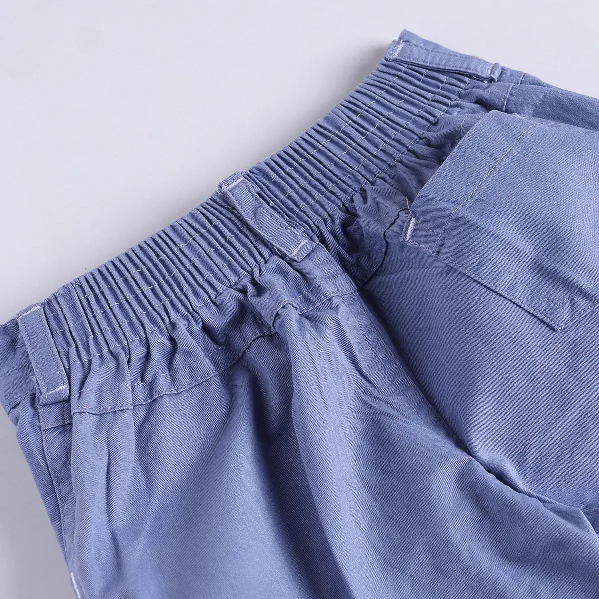 Boys Blue Stripes Shirt With Printed T-Shirt & Twill Shorts Sets 3 pc. Sets