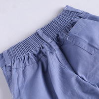 Boys Blue Stripes Shirt With Printed T-Shirt & Twill Shorts Sets 3 pc. Sets