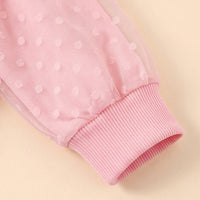 Girls Pink Heart Long Sleeve Sweatshirt With Pants Sets 2 pc. Sets