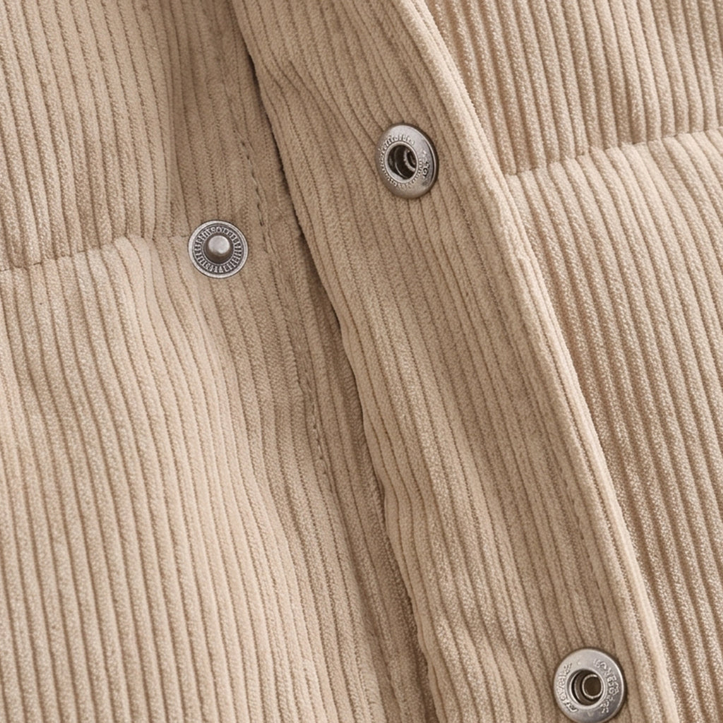 Boys Beige Textured Long Sleeve Jacket Coats & Jackets