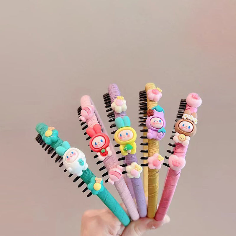 Girls Green Cute Cartoon Graphic Headband Trending Accessories