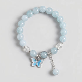 Pack Of 4 Girls Multicolour Butterfly Beads Bracelet Sets Bracelet