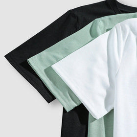 Boys Multicolor Short Sleeve Round Neck Tshirt (Pack Of 3 ) Tshirts