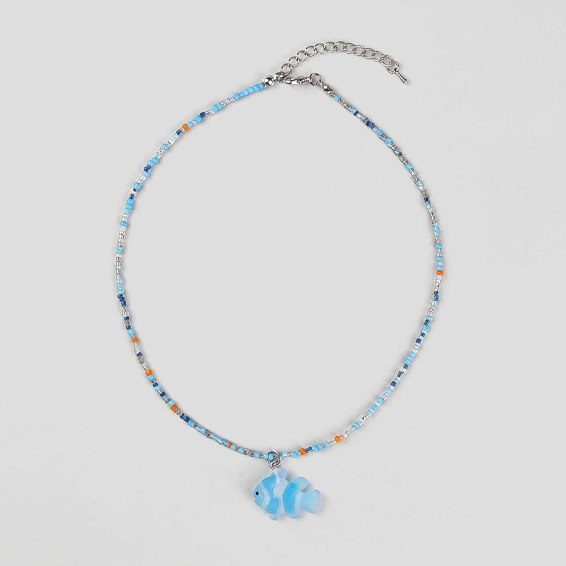 Pack Of 2 Girls Multicolour Sea Life Motif Beaded Necklace Sets Necklace and Chains